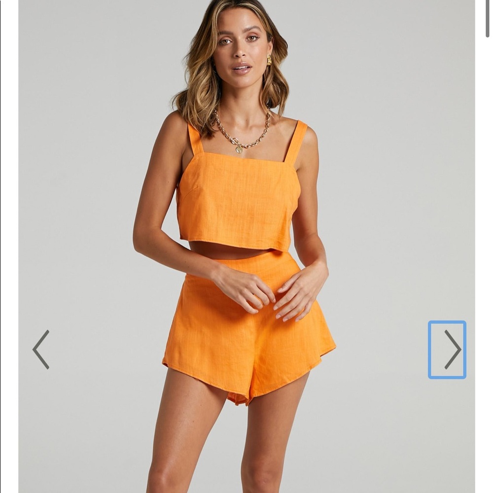 Orange two piece set